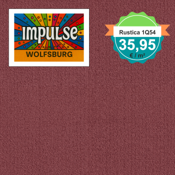 Vorwerk Rustica 1Q54 rot Teppichboden – Draufsicht quadratisch